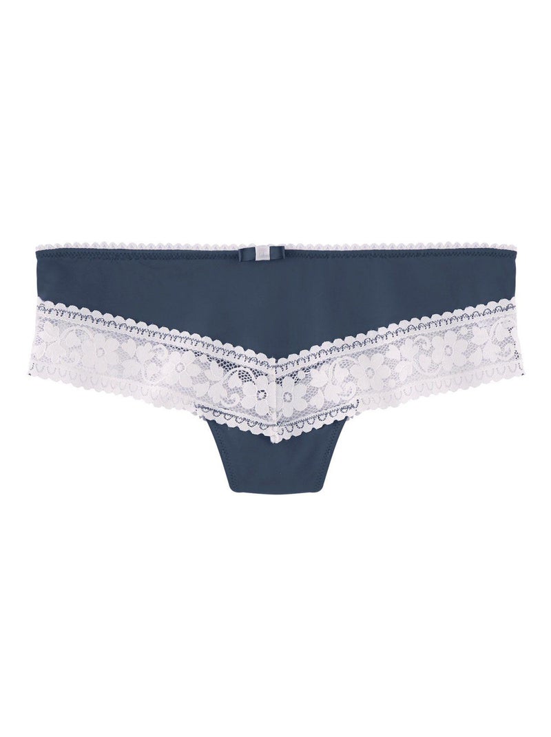 Shorty tanga INEDITE - Pomm'Poire Bleu - Kiabi