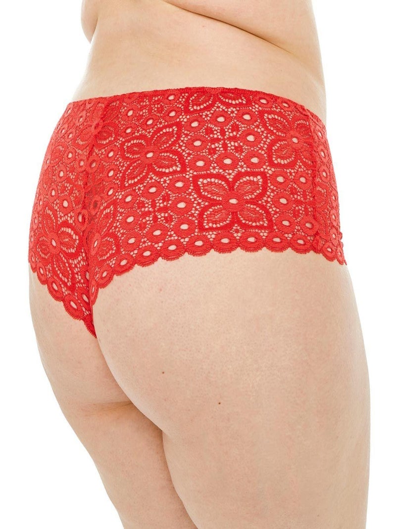 Shorty tanga INTREPIDE - Camille Cerf & Pomm'Poire Rouge - Kiabi