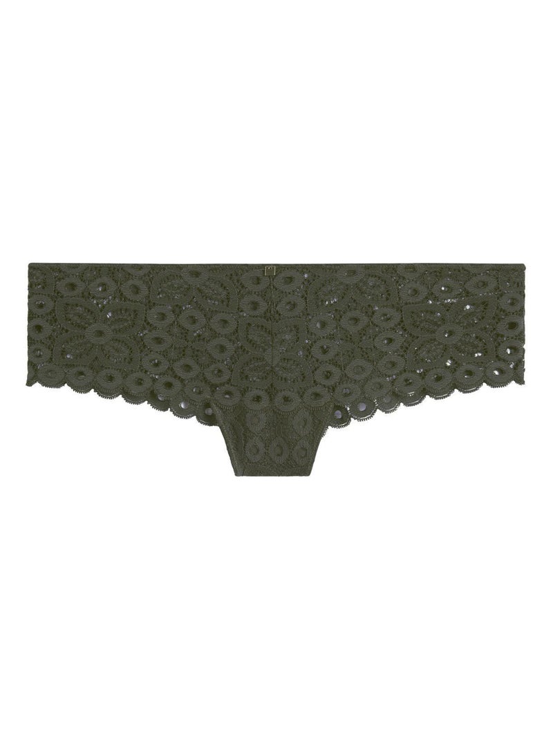 Shorty tanga INTREPIDE - Camille Cerf & Pomm'Poire Vert - Kiabi