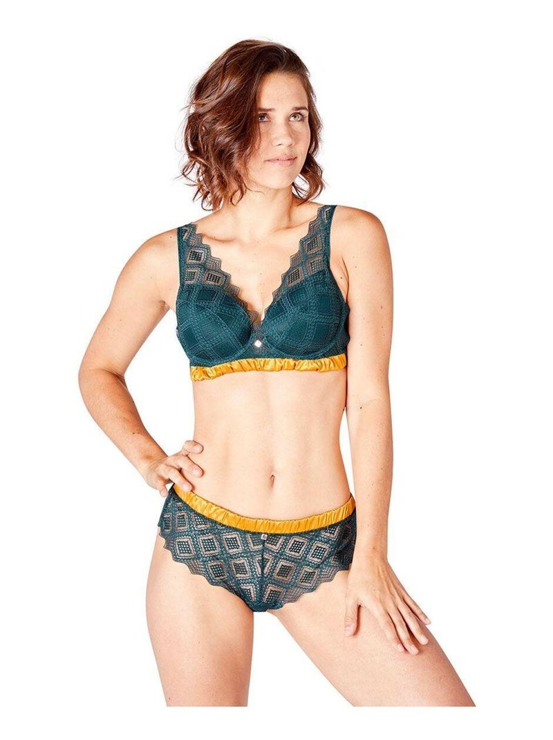 Shorty tanga OSLO - Camille Cerf & Pomm'Poire Vert - Kiabi