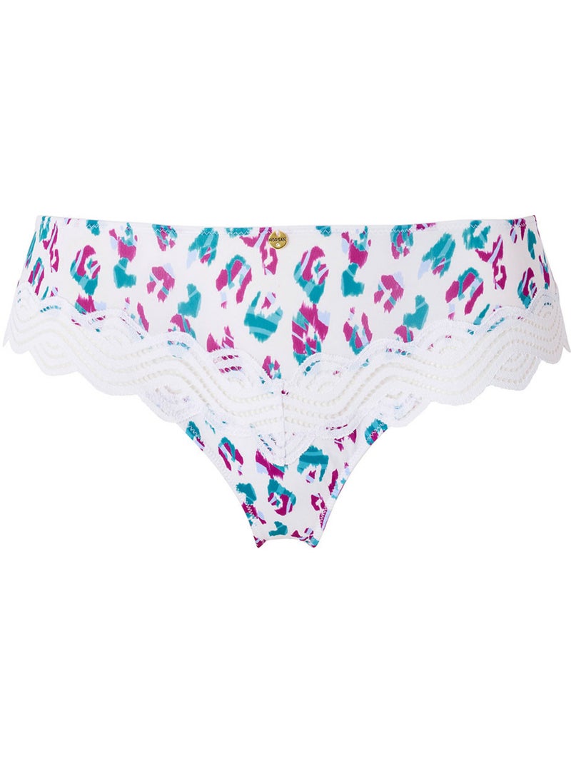 Shorty tanga PAOLA - Morgan Lingerie Blanc - Kiabi