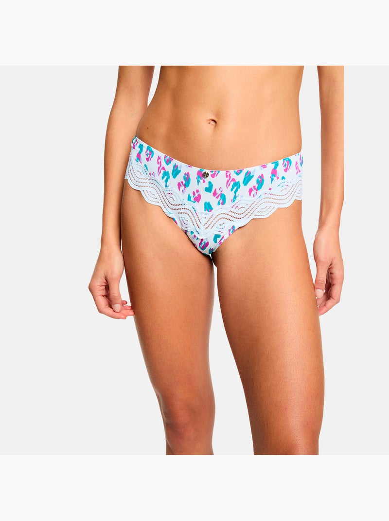 Shorty tanga PAOLA - Morgan Lingerie Blanc - Kiabi