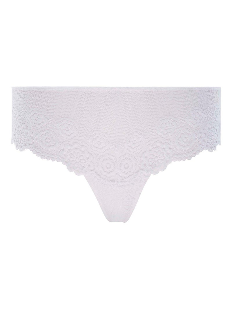 Shorty tanga ROSEE - Brigitte Bardot Lingerie Blanc - Kiabi