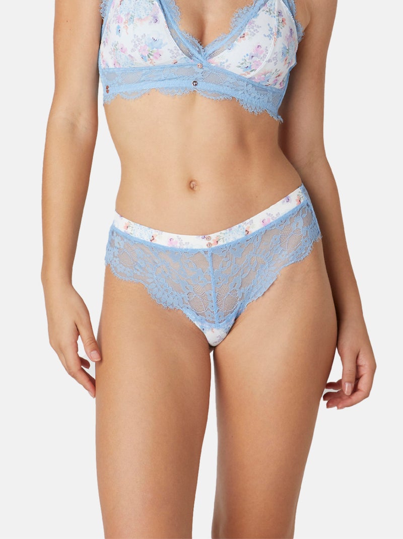 Shorty tanga SWING - Brigitte Bardot Lingerie Bleu - Kiabi