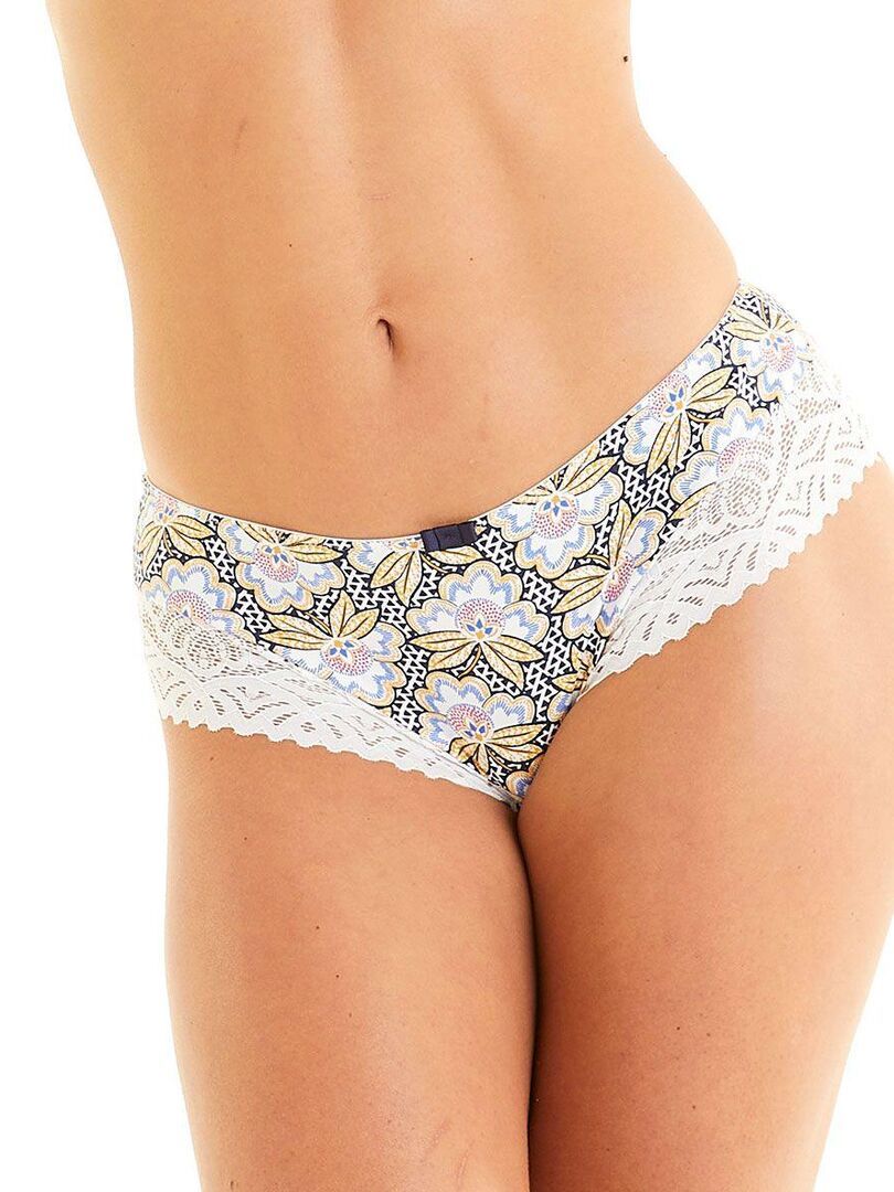 Shorty TEQUILA Pomm'Poire Blanc Kiabi 10.43€