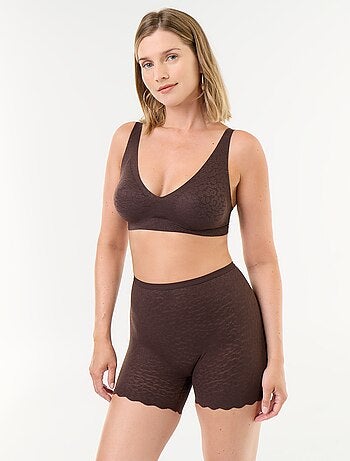 Shorty uni en dentelle