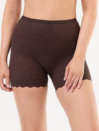 Shorty uni en dentelle