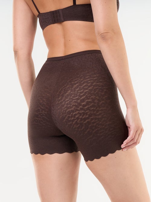 Shorty uni en dentelle - Kiabi Shorty uni en dentelle - Kiabi