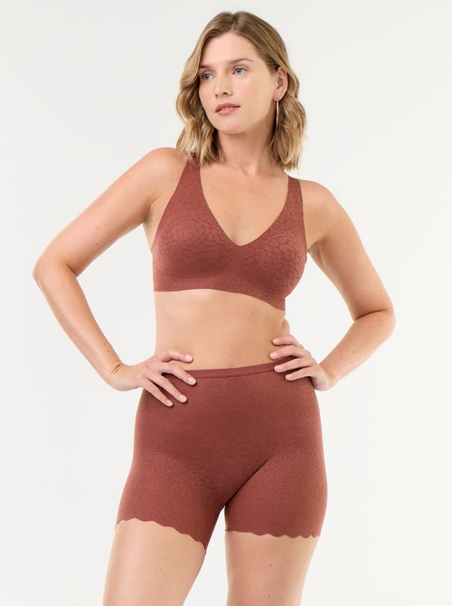 Shorty uni en dentelle - Kiabi Shorty uni en dentelle - Kiabi