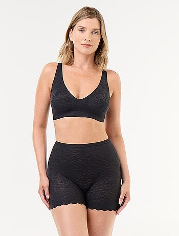 Shorty uni en dentelle