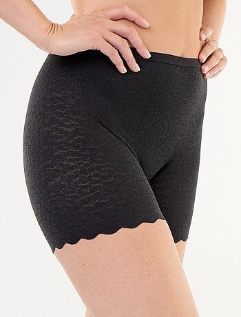 Shorty uni en dentelle