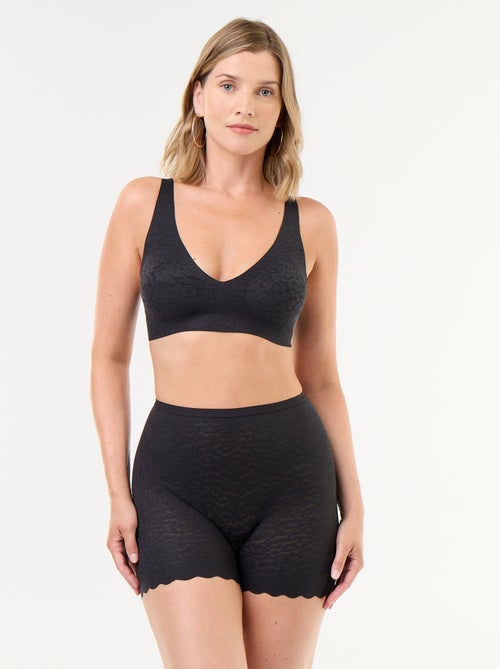 Shorty uni en dentelle - Kiabi