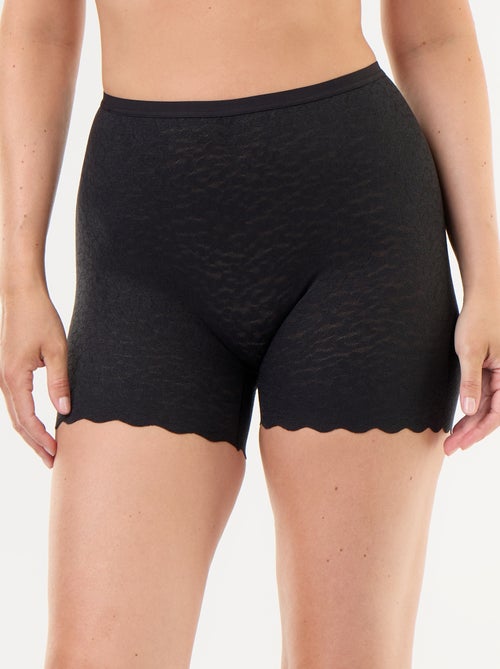 Shorty uni en dentelle - Kiabi