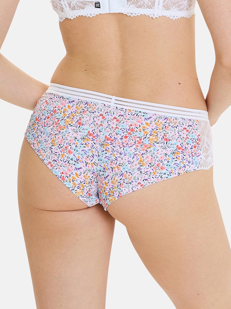 Shorty Valeria Billet Doux Blanc Rose Bleu - Kiabi
