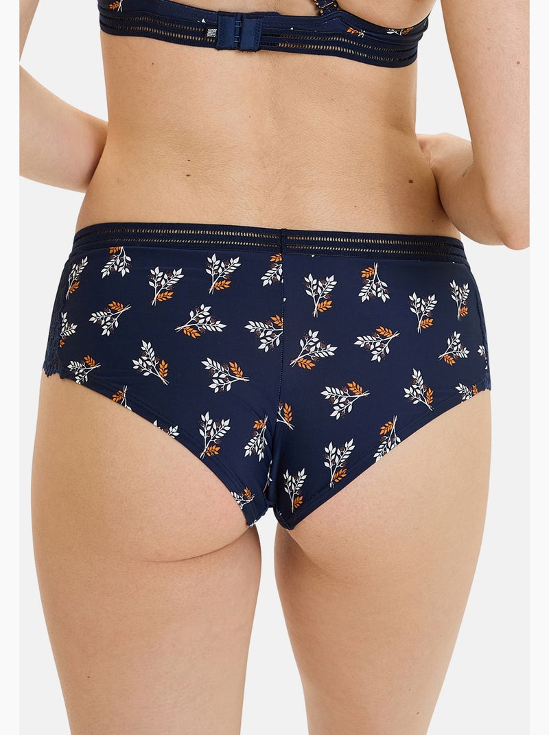Shorty Valeria Billet Doux Bleu Jaune Blanc - Kiabi