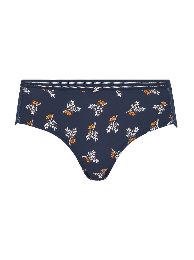 Shorty Valeria Billet Doux Bleu Jaune Blanc - Kiabi