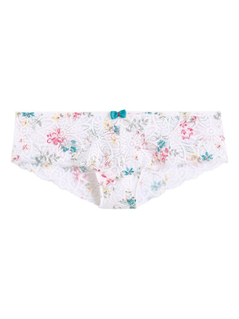 Shorty ZAZIE - Pomm'Poire Blanc - Kiabi