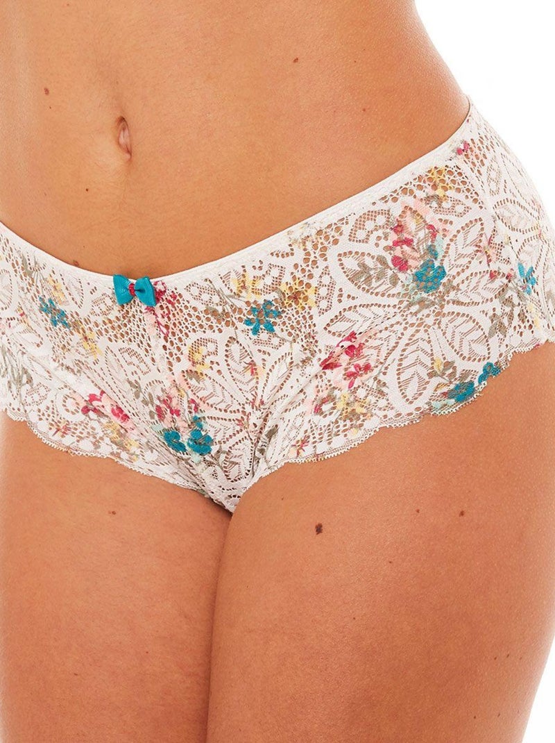 Shorty ZAZIE - Pomm'Poire Blanc - Kiabi