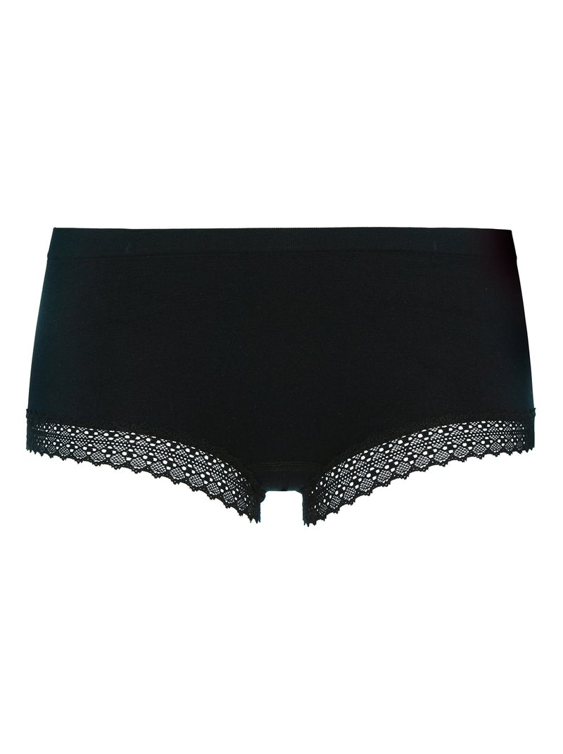Shorty Zen Dentelle Billet Doux Noir - Kiabi