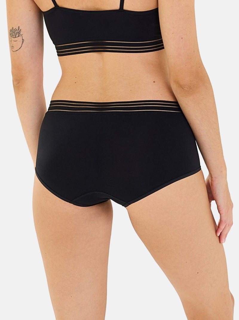 Shorty Zen Light Billet Doux Noir - Kiabi