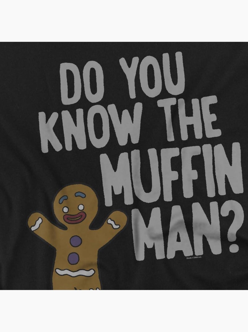 Shrek - T-shirt MUFFIN MAN Noir - Kiabi