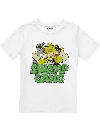 Shrek - T-shirt SWAMP GANG (Âne, Le chat botté, Shrek)