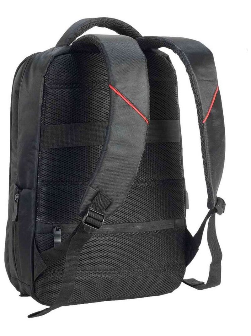 Shugon - Sac à dos pour ordinateur portable KIEL URBAN Noir Rouge - Kiabi