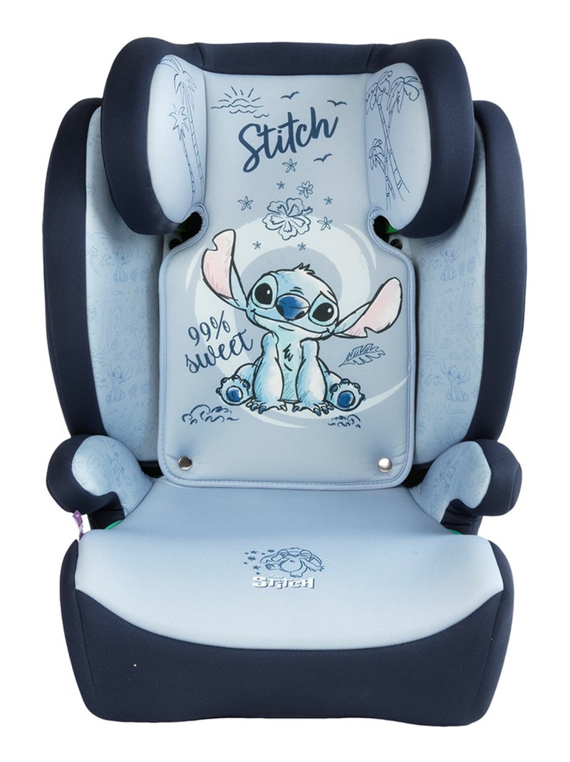 Siège auto-  Disney Stitch-  taille de 100 à 150 cm I-SIZE R129 Bleu azur - Kiabi
