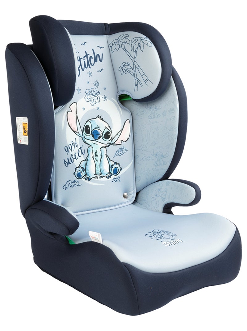 Siège auto-  Disney Stitch-  taille de 100 à 150 cm I-SIZE R129 Bleu azur - Kiabi