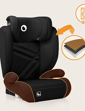 Siège auto 100-150cm LIONELO Hugo i-Size - ISOFIX - Groupe 2/3 - Appui-tête à mémoire de forme