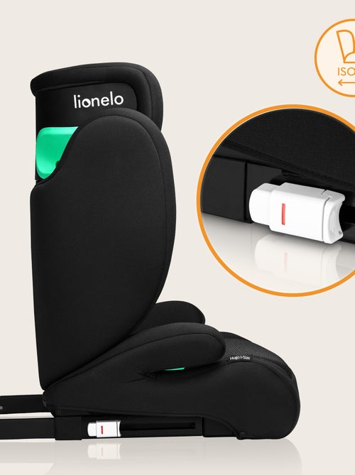 Siège auto 100-150cm LIONELO Hugo i-Size - ISOFIX - Groupe 2/3 - Appui-tête à mémoire de forme - Kiabi