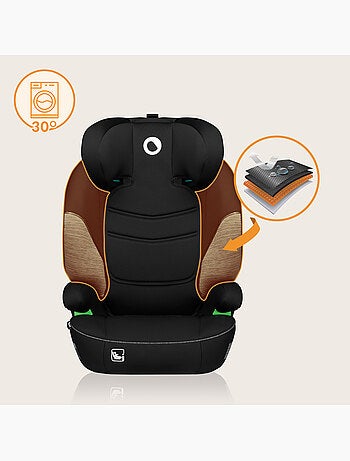 Siège auto 100-150cm LIONELO Lars i-Size - Assise large - Groupe 2/3 - Revêtement amovible