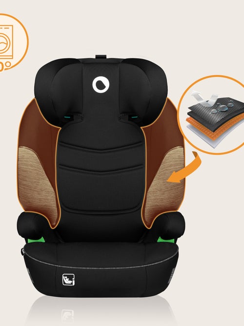 Siège auto 100-150cm LIONELO Lars i-Size - Assise large - Groupe 2/3 - Revêtement amovible - Kiabi