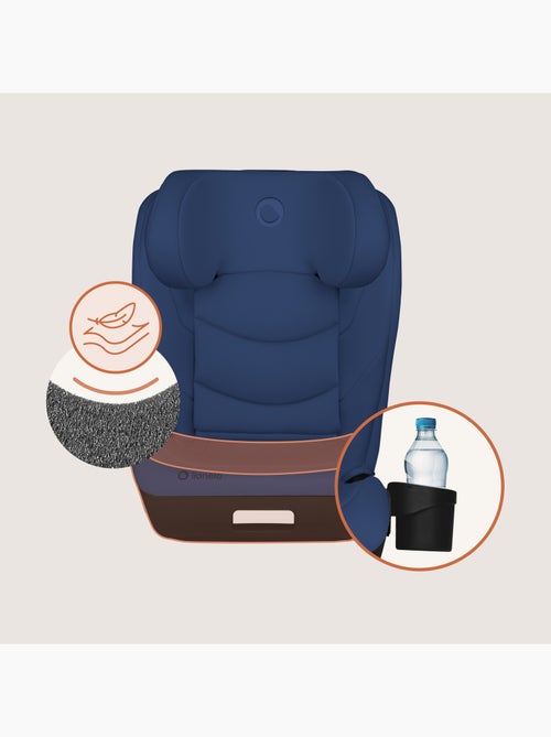 Siège auto 100-150cm LIONELO Neal i-Size - ISOFIX - Assise large - Porte-gobelet - Inclinable - Kiabi Siège auto 100-150cm LIONELO Neal i-Size - ISOFIX - Assise large - Porte-gobelet - Inclinable - Kiabi