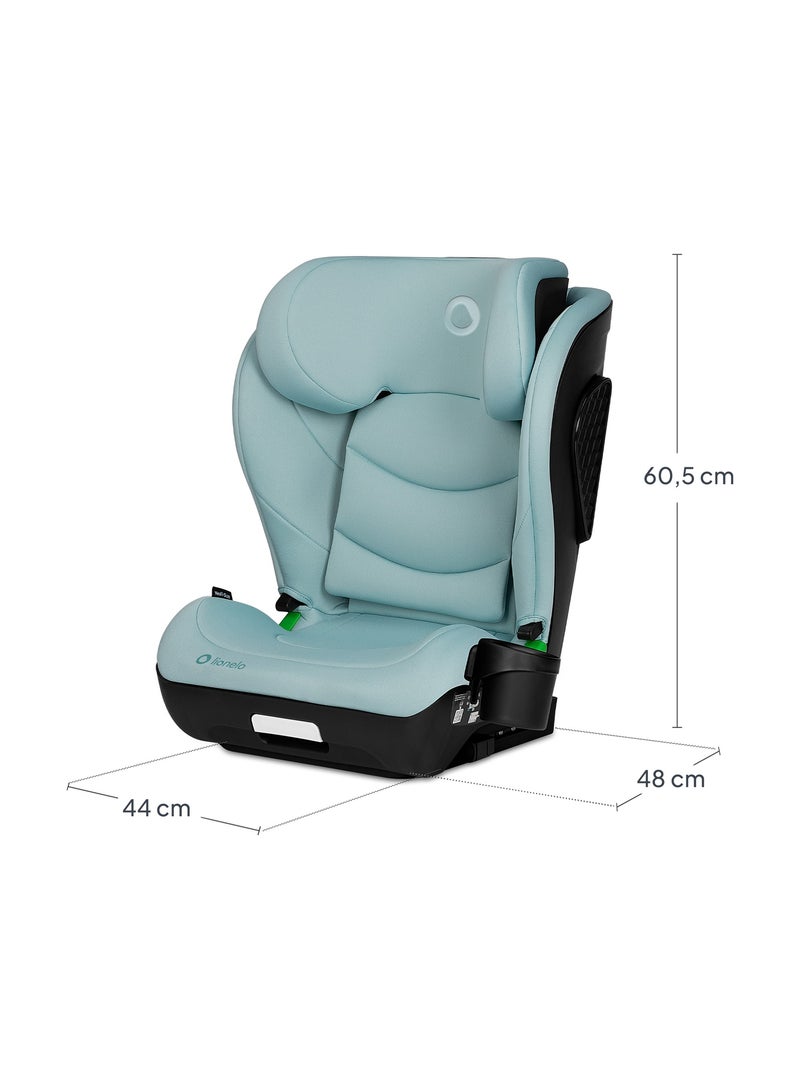 Siège auto 100-150cm LIONELO Neal i-Size - ISOFIX - Assise large - Porte-gobelet - Inclinable Menthe - Kiabi