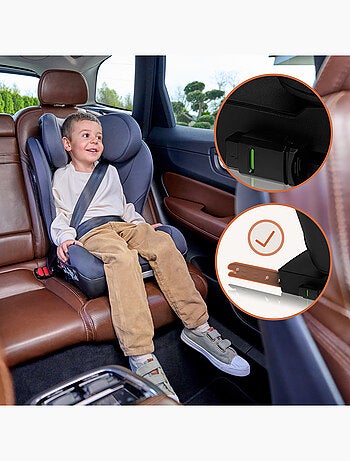 Siège auto 100-150cm LIONELO Neal i-Size - ISOFIX - Assise large - Porte-gobelet - Inclinable
