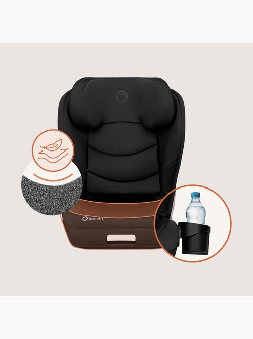 Siège auto 100-150cm LIONELO Neal i-Size - ISOFIX - Assise large - Porte-gobelet - Inclinable - Kiabi