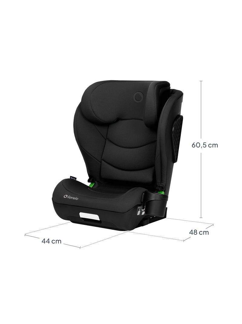Siège auto 100-150cm LIONELO Neal i-Size - ISOFIX - Assise large - Porte-gobelet - Inclinable Noir - Kiabi