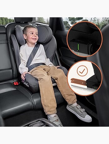 Siège auto 100-150cm LIONELO Neal i-Size - ISOFIX - Assise large - Porte-gobelet - Inclinable