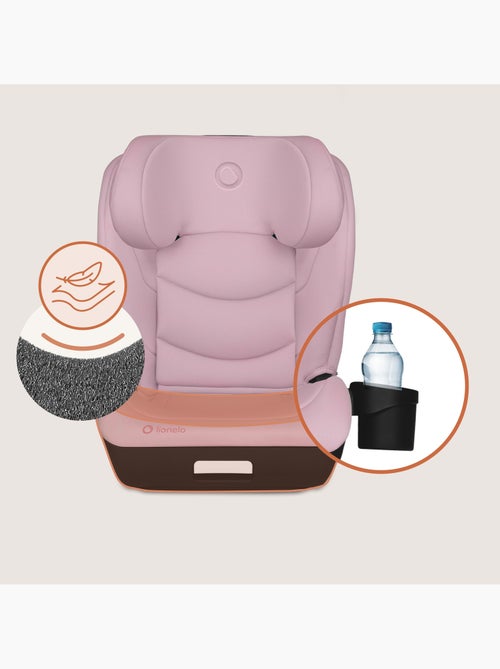 Siège auto 100-150cm LIONELO Neal i-Size - ISOFIX - Assise large - Porte-gobelet - Inclinable - Kiabi Siège auto 100-150cm LIONELO Neal i-Size - ISOFIX - Assise large - Porte-gobelet - Inclinable - Kiabi