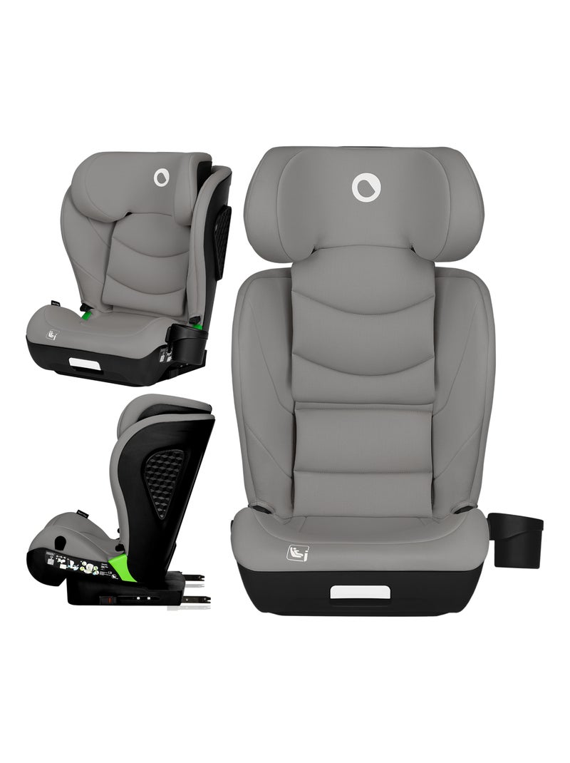 Siège-auto 100-150cm LIONELO Neal i-Size - ISOFIX - Porte-gobelet - Assise large - Inclinable gris anthracite - Kiabi