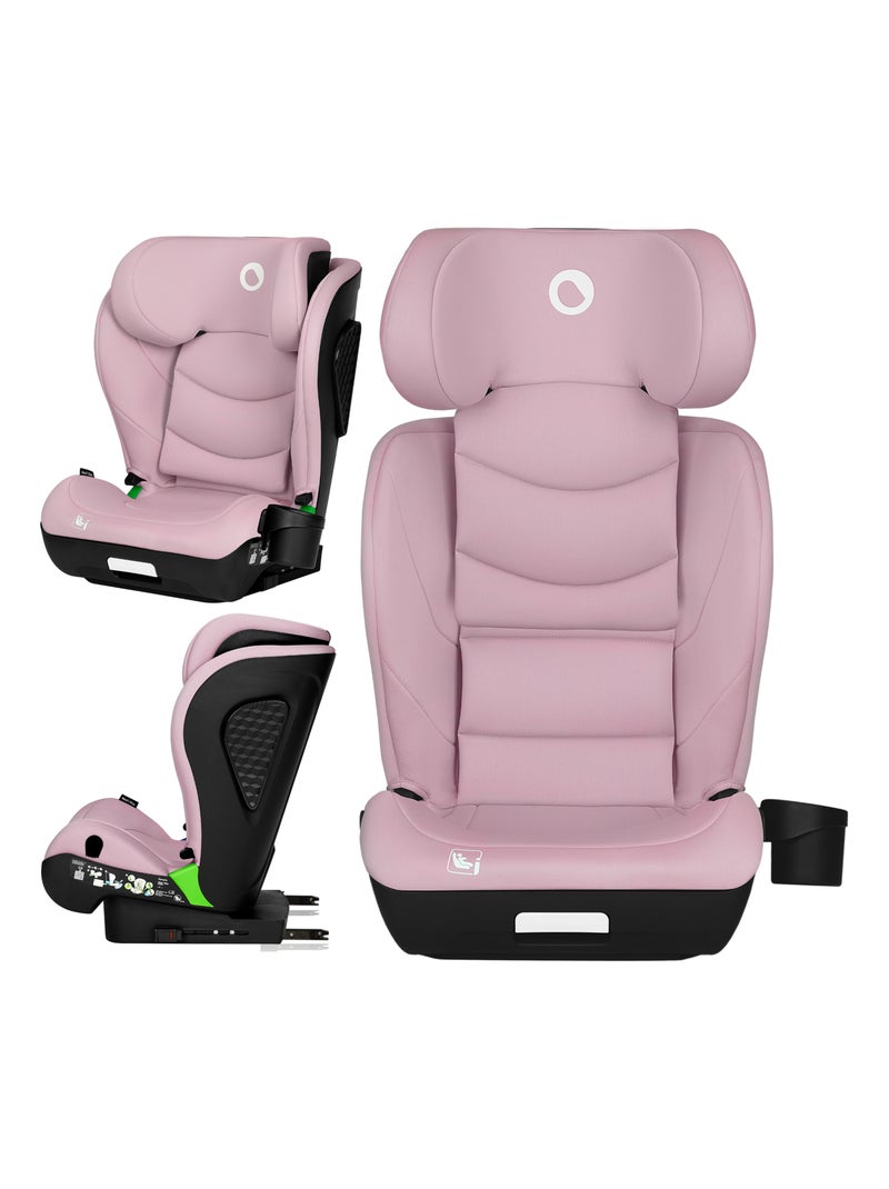 Siège-auto 100-150cm LIONELO Neal i-Size - ISOFIX - Porte-gobelet - Assise large - Inclinable Rose clair - Kiabi