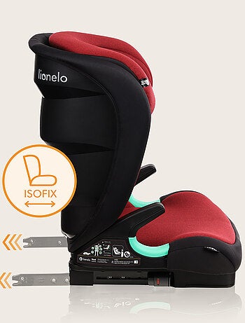 Siège-auto 2/3 LIONELO Neal i-Size - ISOFIX - Assise large - Ventilation - Inclinable