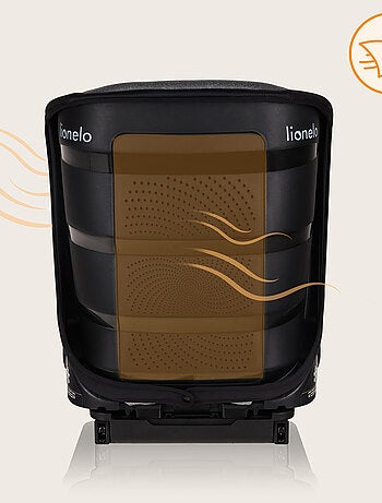 Siège-auto 2/3 LIONELO Neal i-Size - ISOFIX - Assise large - Ventilation - Inclinable