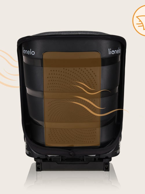 Siège-auto 2/3 LIONELO Neal i-Size - ISOFIX - Assise large - Ventilation - Inclinable - Kiabi Siège-auto 2/3 LIONELO Neal i-Size - ISOFIX - Assise large - Ventilation - Inclinable - Kiabi