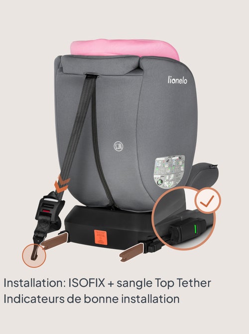 Siège-auto 360° LIONELO Bastiaan i-Size - ISOFIX - Groupe 0+/1/2/3 - 40 à 150 cm - SideProtect - Kiabi