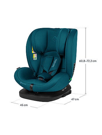 Siège auto 360° LIONELO Bastiaan i-Size - ISOFIX - Groupe 0+/1/2/3 - 40 à 150 cm - SideProtect