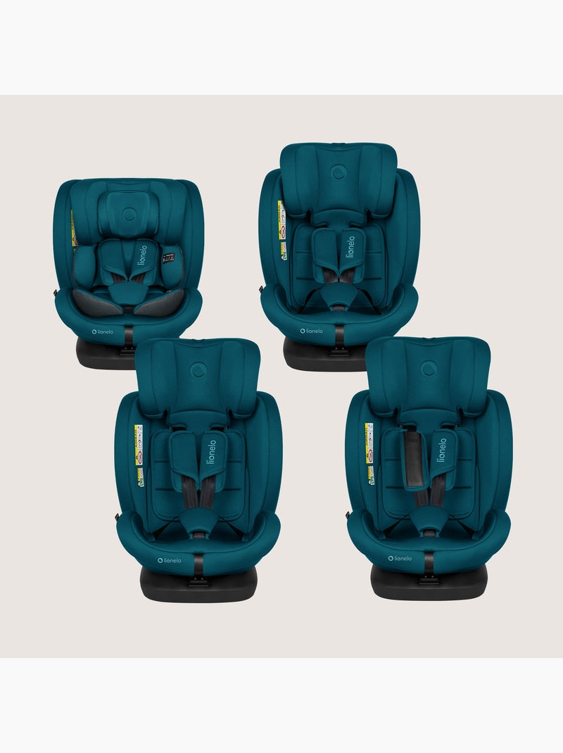 Siège auto 360° LIONELO Bastiaan i-Size - ISOFIX - Groupe 0+/1/2/3 - 40 à 150 cm - SideProtect Indigo - Kiabi