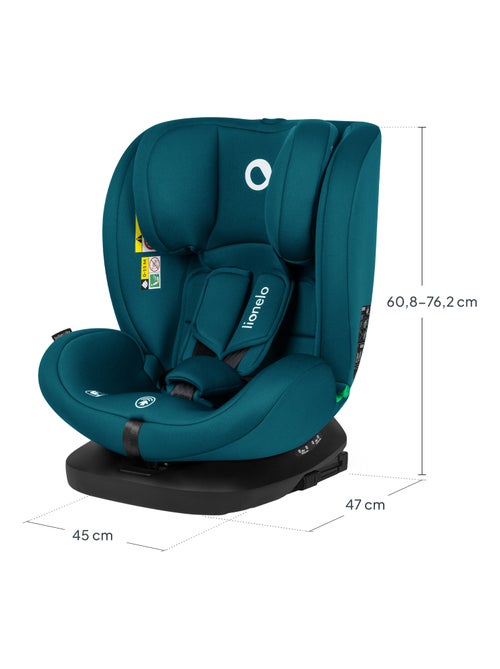 Siège-auto 360° LIONELO Bastiaan i-Size - ISOFIX - Groupe 0+/1/2/3 - 40 à 150 cm - SideProtect - Kiabi