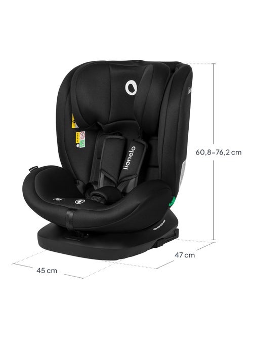 Siège-auto 360° LIONELO Bastiaan i-Size - ISOFIX - Groupe 0+/1/2/3 - 40 à 150 cm - SideProtect - Kiabi